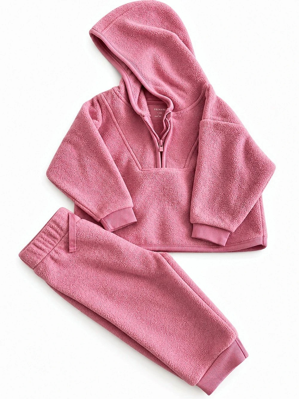 Primark Pink Fleece Hoodie Jogger Set